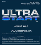 Ultra Start 550 Series Owner's Manual