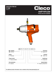 Cleco 400PTHFC206 Instruction Manual