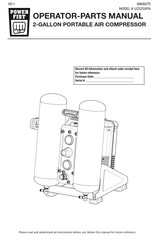 Power Fist U252SVPA Operator's & Parts Manual