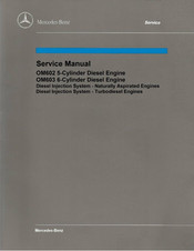 Mercedes-Benz OM603 Service Manual