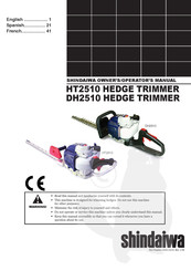 Shindaiwa DH2510 Owner's/Operator's Manual