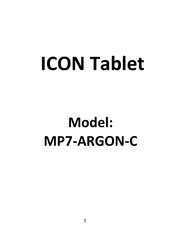 ICON MP7-ARGON-C Manual