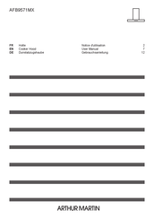 ARTHUR MARTIN AFB9571MX User Manual