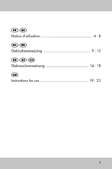 DELTA-SPORT 106325 Instructions For Use Manual