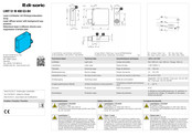 Di-Soric LVHT 51 M 400 G3-B4 Manual