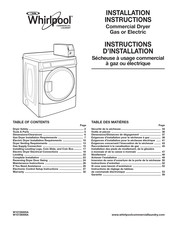 Whirlpool W10726005A Installation Instructions Manual
