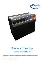 Baintech PowerTop User's Operation Manual