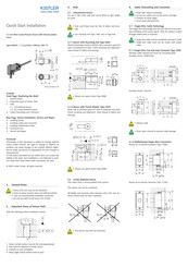Kistler 6184AC Series Quick Start Installation