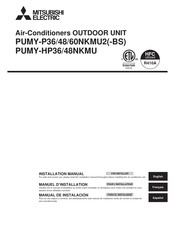 Mitsubishi electric PUMY-HP48NKMU Manuals | ManualsLib