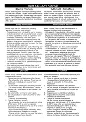 Aerfast BCRS C23-14V User Manual