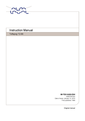 Alfa Laval Toftejorg TZ-89 Instruction Manual