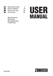 Zanussi THE4750 User Manual