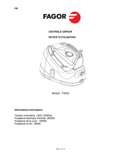 Fagor FG620 Instruction Manual
