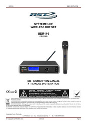 BST 15-33395 Instruction Manual