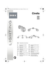 OBI Cirella 850606 Original Instructions For Use