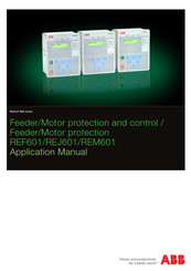 ABB Relion 605 Series Applications Manual