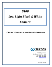 Ros C400 Operation And Maintenance Manual