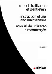 AIRLUX ATI42BBK Instructions Of Use And Maintenance