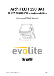 Evolite ArchiTECH 150 BAT User Manual