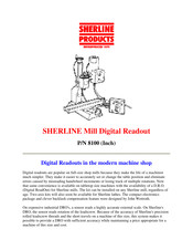 Sherline Products WETTROTH 8100 Manual