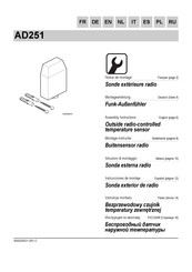 DeDietrich AD251 Assembly Instructions Manual