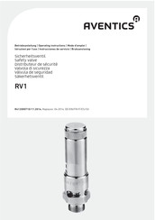 Aventics RV1 Operating Instructions Manual