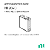 National Instruments NI 9870 Getting Started Manual