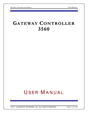 Value Point Gateway controller Series User Manual