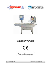 Bilanciai Cigiemme MERCURY PLUS AL500HBL/MX500HBL Instruction Manual