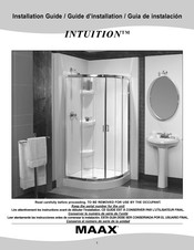 MAAX INTUITION Installation Manual