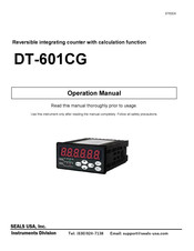 Seals DT-601CG Operation Manual