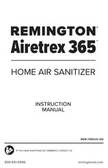Remington Airetrex 365 Instruction Manual