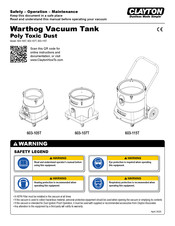 Clayton 603-115T Safety, Operation & Maintenance