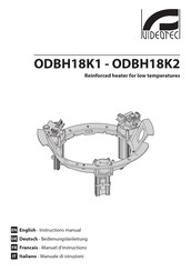 Videotec ODBH18F2 Instruction Manual