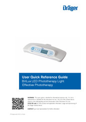 Dräger BiliLux User Quick Reference Manual