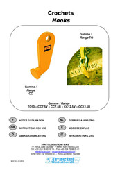 Tractel TO13 Instructions For Use Manual