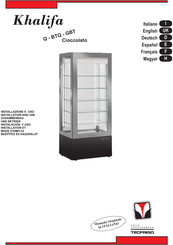 Tecfrigo KHALIFA CIOCCOLATO Installation And Use Instruction