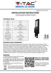 V-Tac VT-ST42 Installation Instruction