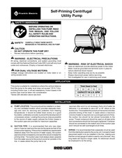 Franklin Electric Red Lion RL-50 Owner's Manual