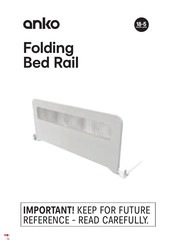 Anko Folding Bed Rail Quick Start Manual