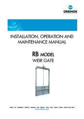 Orbinox RB Installation, Operation And Maintenance Manual