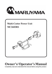 Maruyama MC2602RS Owner's/Operator's Manual