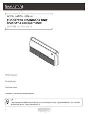 DURASTAR DRAF24F1A Installation Manual