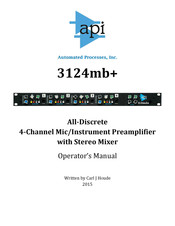 API 3124mb+ Operator's Manual