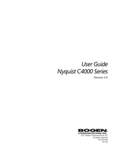 Bogen Nyquist C4000 Series User Manual