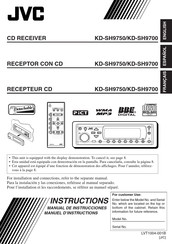 JVC KD-SH9700 Instructions Manual
