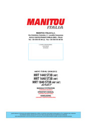 Manitou MRT 1440 ST3B Operator's Manual