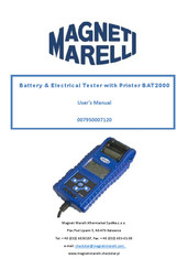 Magneti Marelli BAT2000 User Manual