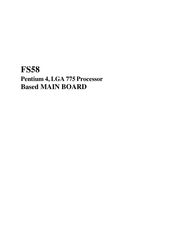 Shuttle FS58 Manual