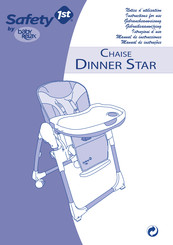 Baby Relax Safety 1st DINNER STAR Instructions For Use Manual